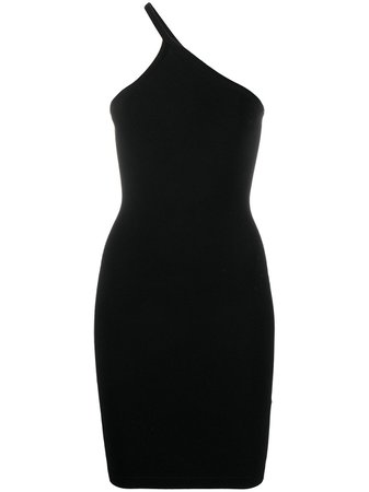 Shop Dsquared2 asymmetric strap mini dress with Express Delivery - FARFETCH
