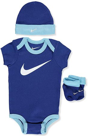 Amazon.com: Nike Jordan Jumpman 3 Piece Infant Set (Navy Blue(LN0072-C3L)/White, 6-12 Months): Clothing