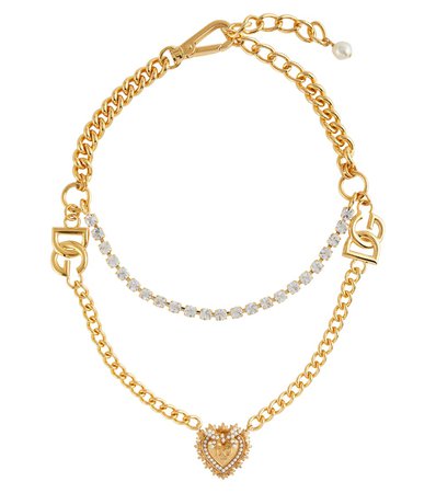 Dolce & Gabbana - Heart-pendant layered necklace | Mytheresa