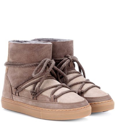 Sneaker Patchwork suede boots