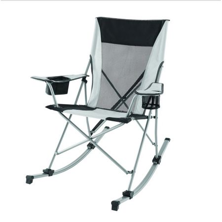 Ozark Trail Outdoor Tension Camp 2 in 1 Rocking Chair, White - Walmart.com