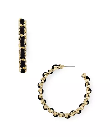 AQUA Woven Link Hoop Earrings - 100% Exclusive | Bloomingdale's