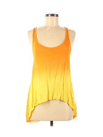Divided by H&M Yellow Orange Tank Top Size 8 - 61% off | thredUP
