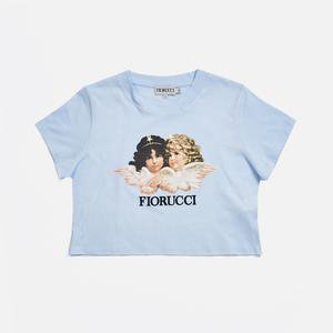 Fiorucci Vintage Angels Cropped Tee - Pale Blue – Kith