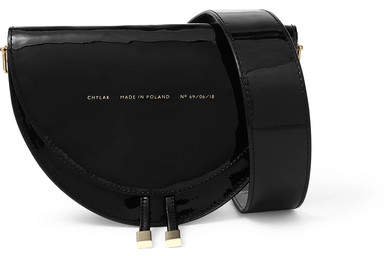 Chylak - Patent-leather Shoulder Bag - Black