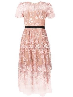 pink flower dress
