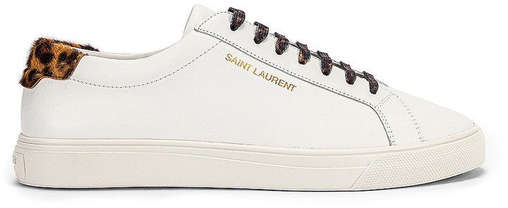 Low Top Andy Sneakers in White & Natural | FWRD