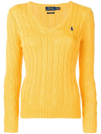 Polo Ralph Lauren cable knit jumper $152 - Buy AW18 Online - Fast Global Delivery, Price