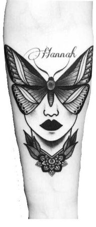 Hannah Butterfly Tattoo