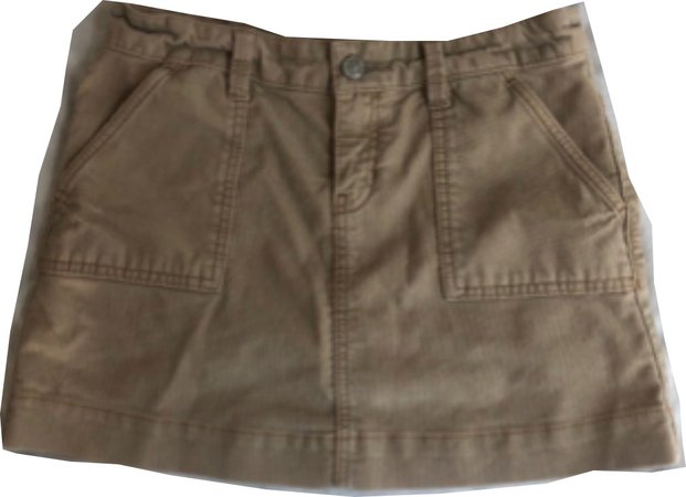 brown Kahli Y2k mini skirt