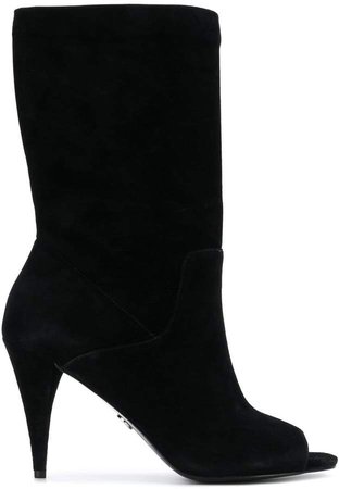 open toe ankle boots