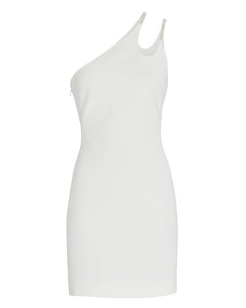 David Koma Crystal One-Shoulder Mini Dress | INTERMIX®