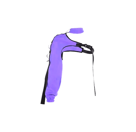 Light Purple Cyberpunk Cyborg Arm Sleeve (HVST edit)