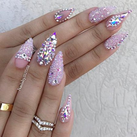 crystal nails - Google Search