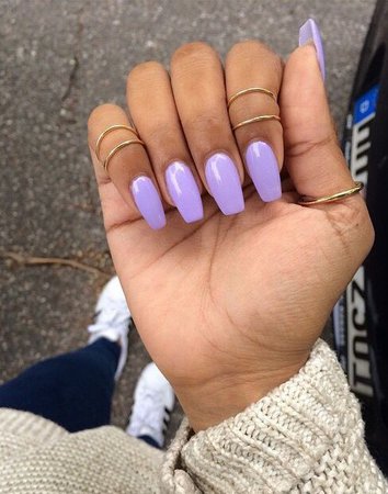 pastel purple nails - Google Search