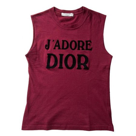 Christian Dior J'Adore Dior World Champion 1947 Sleeveless Tee - S