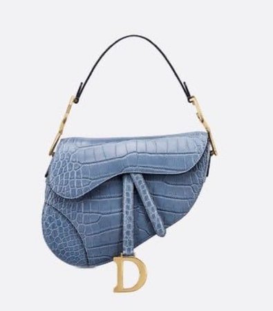 dior blue handbag