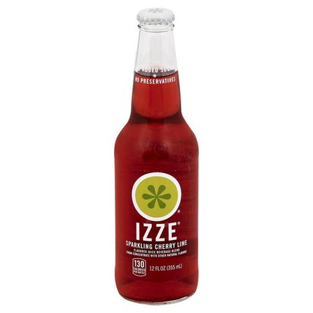 Izze Sparkling Juice Cherry Lime (12 fl oz) - Instacart
