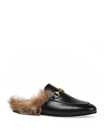 Gucci Princetown Fur Lined Mule |
