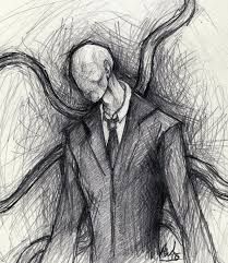 creepy slender man drawing - Google Search