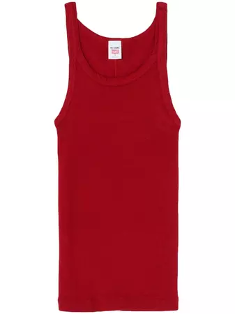 RE/DONE Ribbed Sleeveless Tank Top - Farfetch