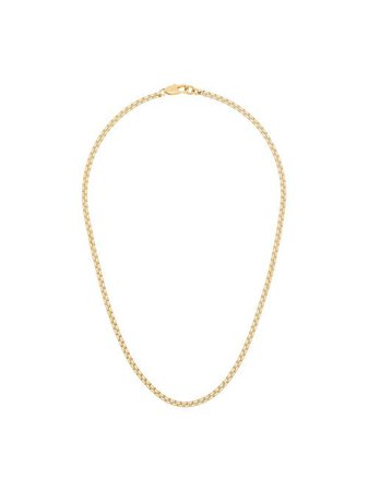 Laura Lombardi box chain necklace gold BoxChainNecklace18 - Farfetch