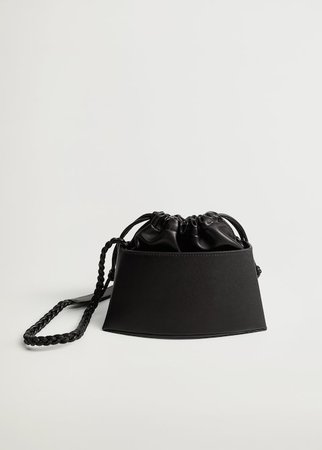Rigid mini bag - Women | Mango USA black
