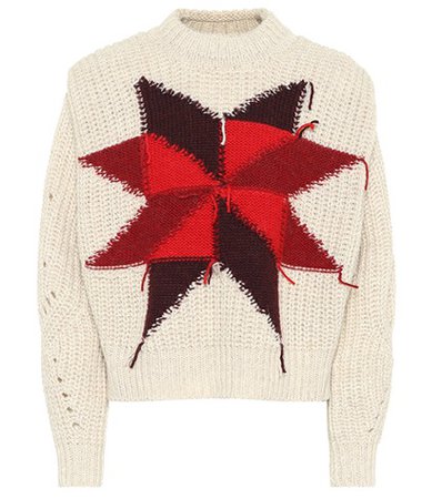Hadyn wool-blend intarsia sweater