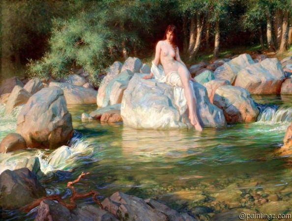 The Kelpie by Herbert James Draper Reproduction Painting for Sale