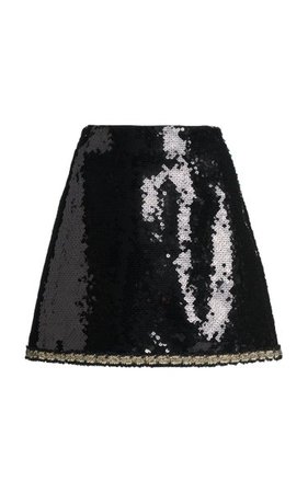 Sequined Mini Skirt By Giambattista Valli | Moda Operandi
