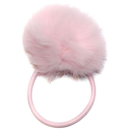Marabou fluffy Pompom Bobbles baby pink – Candy Bows