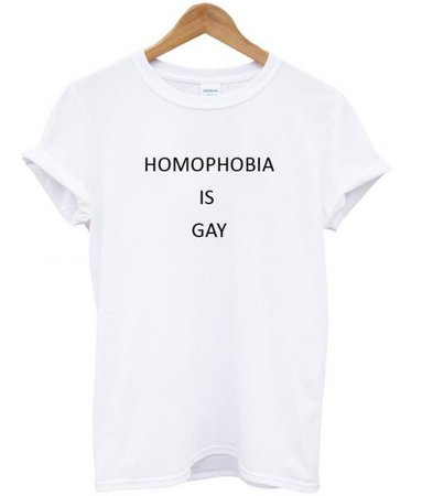 homophobia is gay