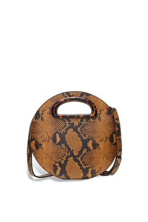 Snakeskin Indy Circle Crossbody by Loeffler Randall for $70 | Rent the Runway