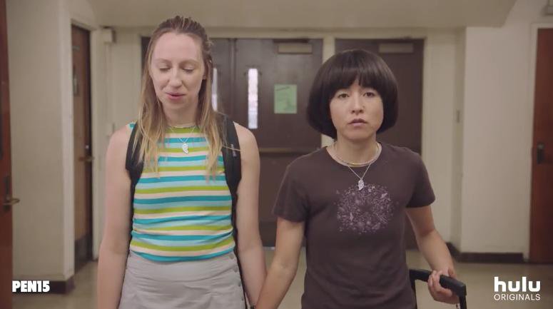 Anna and Maya in PEN15