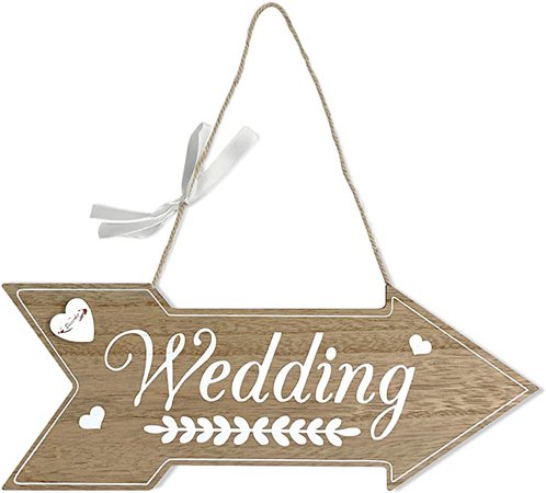 Amazon.com: Rustic Wedding Decorations Theme - Wedding Directional Signs Decoration Stuff Supplies for Ceremony and Reception Rustic Vintage Decor Wood Sign Wooden Board Props for Wedding Shower