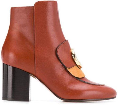 heeled C-logo boots