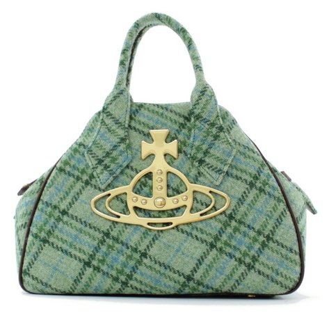 vivienne westwood green vintage handbag