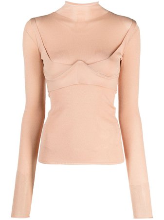 Dion Lee Moulded Mesh Top - Farfetch