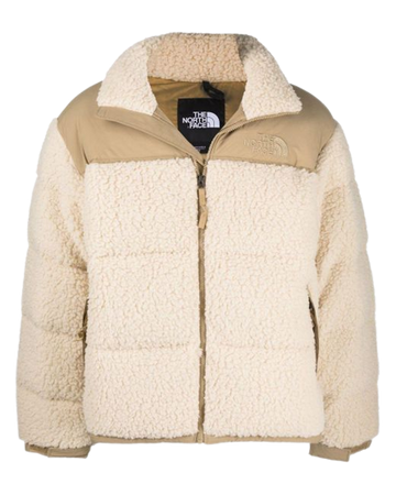 The North Face Novelty Nuptse jacket in beige