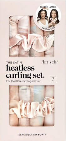 kitsch heatless curling set