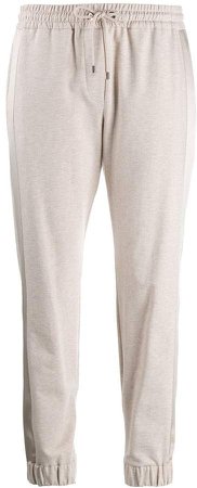 panelled jogging trousers