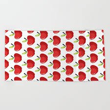 apple beach towel red - Google Search
