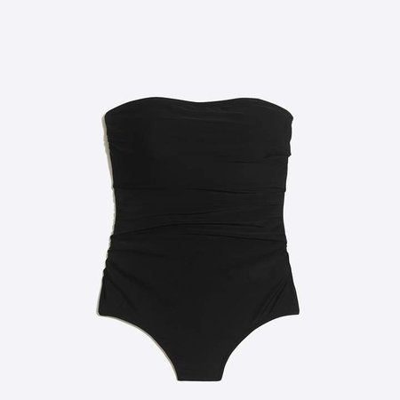Strapless one-piece swimsuit