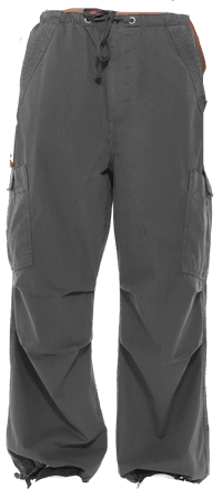 Jaded London Grey Parachute Pants