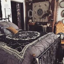 witch edgy bedroom black dark