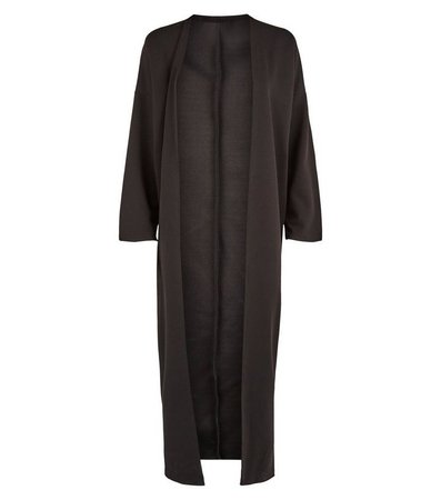Carpe Diem Black Slinky Maxi Kimono | New Look