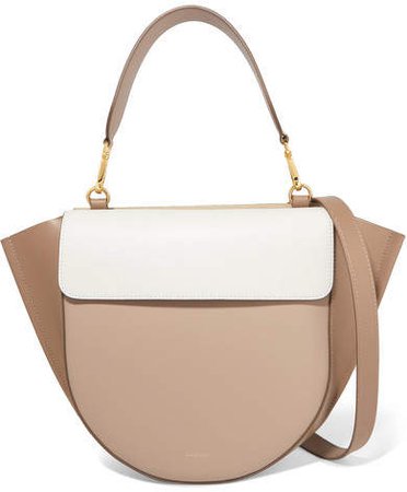 Wandler Medium Color-block Leather Shoulder Bag - White