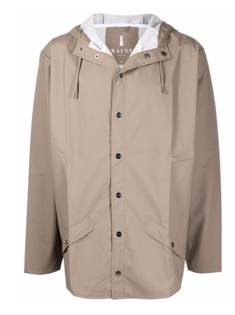Rains - Hooded Rain jacket taupe beige