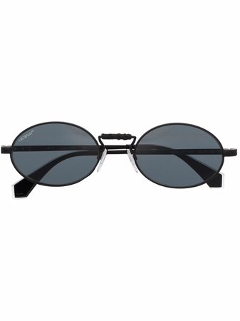 Off-White The Cape oval-frame Sunglasses - Farfetch