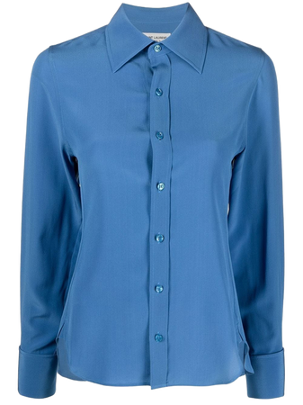 Saint Laurent Blue Dress Shirt
